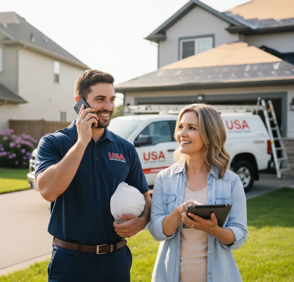 USA Roof Repair Experts customer support in Lake Station